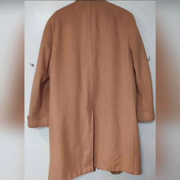 Pre-Pre-owned Vintage Women's Cashmere Trench/ Overcoat Rarest Cashmere XL - Picture 3 of 6